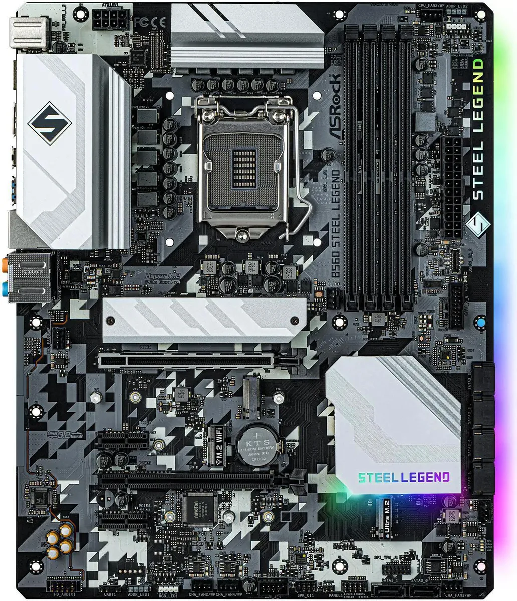 ASRock ASRock B560 Steel Legend Intel motherboard — product photo