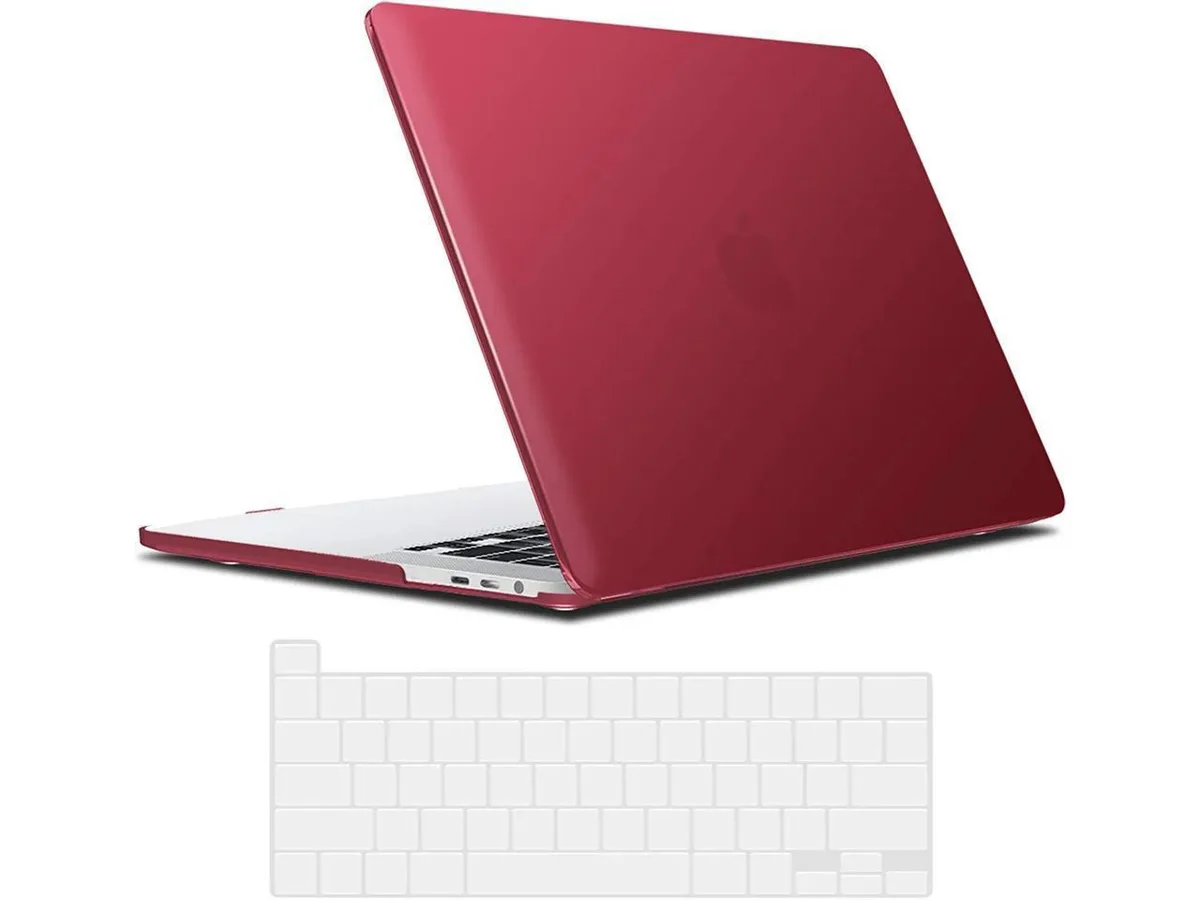 Werleo Werleo Hard Case for MacBook Pro 16 A2141 2019 2020 Matte Red with Keyboard Cover — product photo