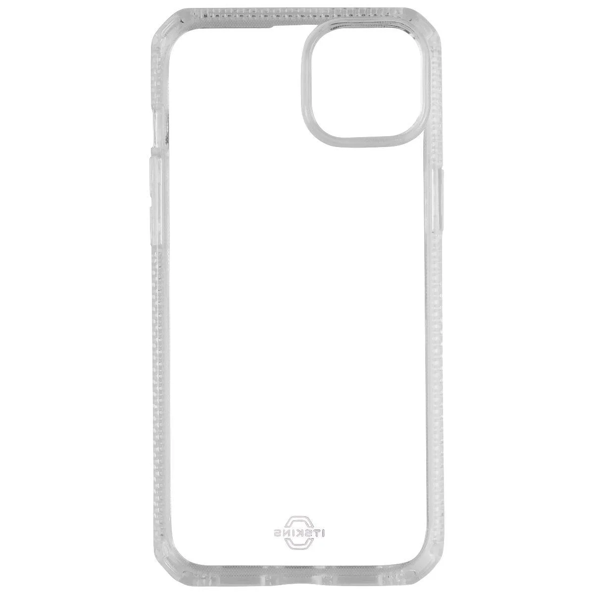 Clear slim fitted case for iPhone 14 Plus with transparent finish