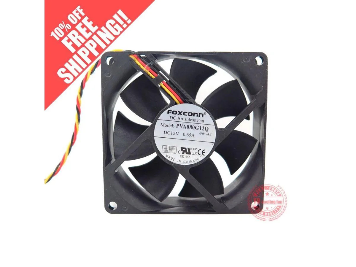 Fans Fans 8025 12V 0.65A 3PIN PWM case fan — product photo