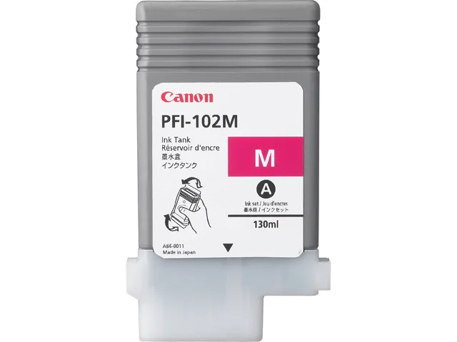Canon Canon 0897B001AA PFI-102M Magenta Ink Cartridge 130 ml — product photo