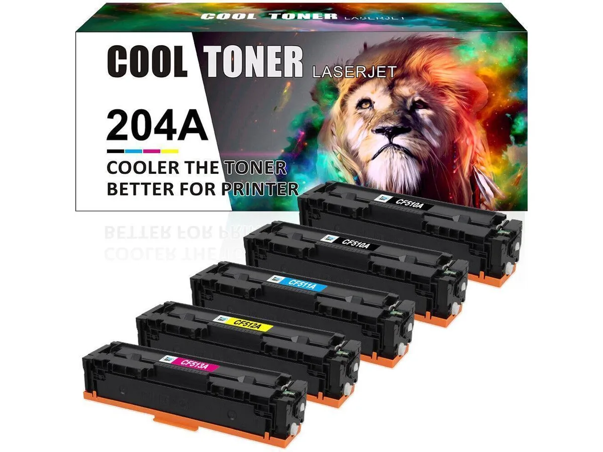 V4ink V4ink 5*CF510A (2K+CMY) toner cartridge compatible with 204A Color Pro MFP M180nw M181fw M154a — product photo