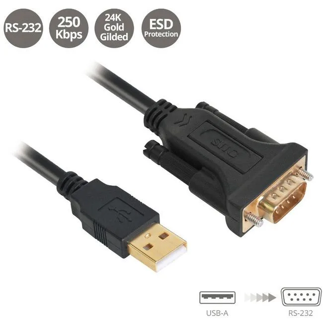 SIIG, Inc SIIG, Inc JU-CS0311-S1 USB to RS232 Serial Adapter — product photo
