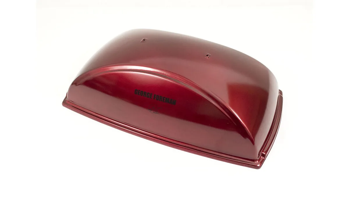 Appliance Factory Parts Appliance Factory Parts GRF312F6-01-4063-8 Red Rectangle Lid for George Foreman GGR201RCDR — product photo
