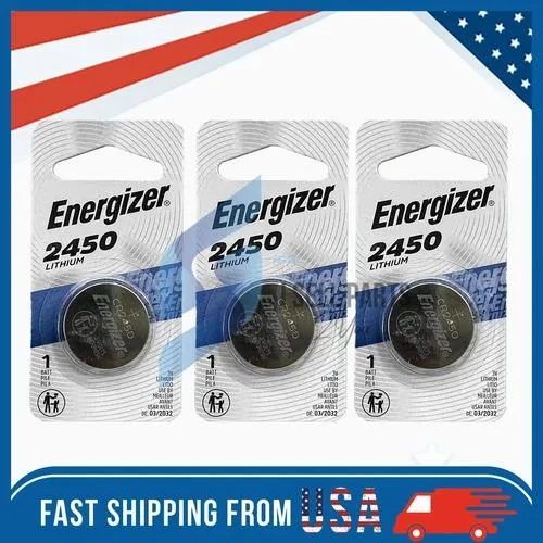 NShi NShi Energizer CR2450 3V Lithium Coin Cell 3 Pack Expiry 03/2032 — product photo