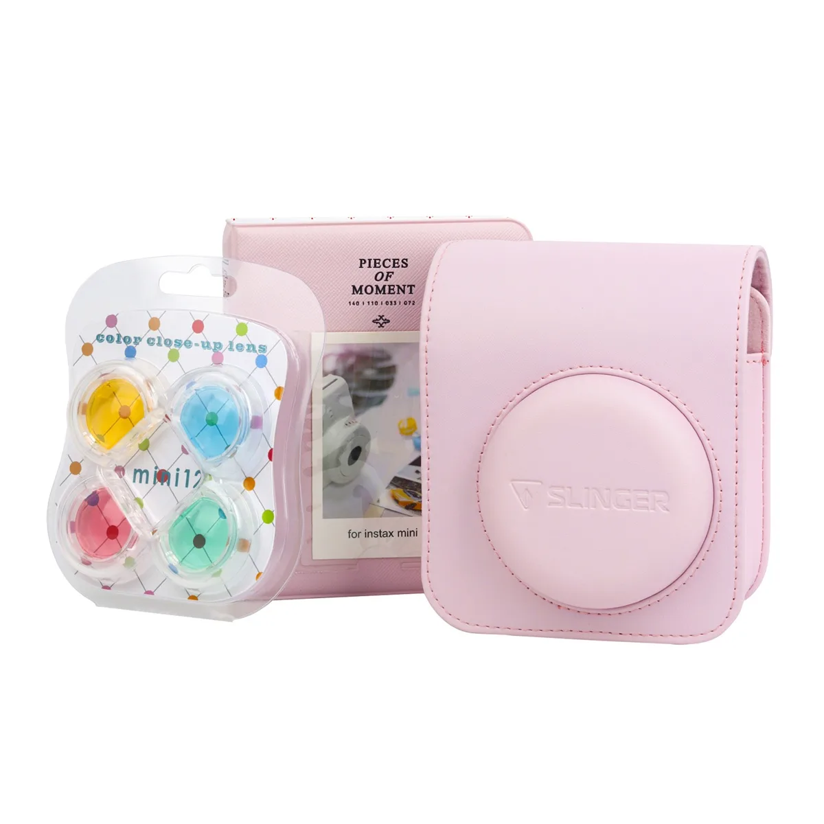 Slinger Slinger FujiFilm Instax Mini 12 Accessory Kit Blossom Pink camera accessory — product photo