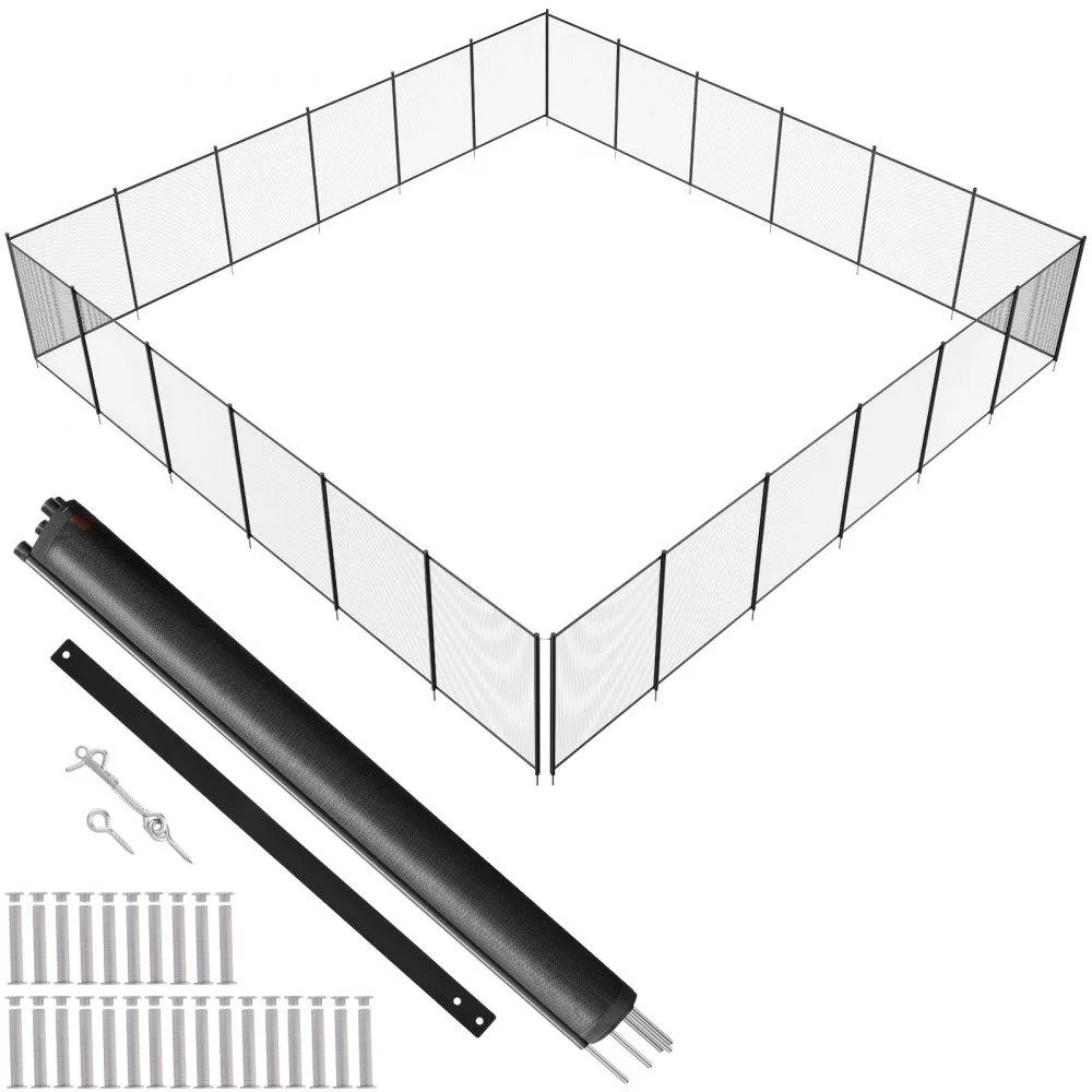 VEVOR VEVOR Pool Fence 4×72 ft 340gms Teslin PVC 26 sleeves — product photo