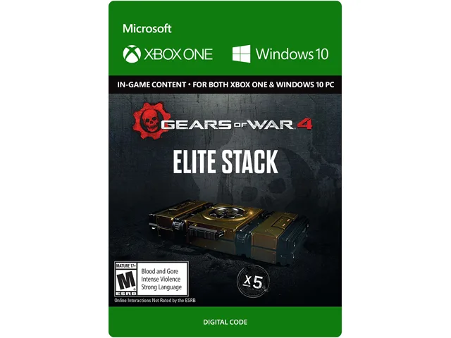 Microsoft Microsoft 7LM-00014 Gears of War 4 Elite Stack downloadable game — product photo