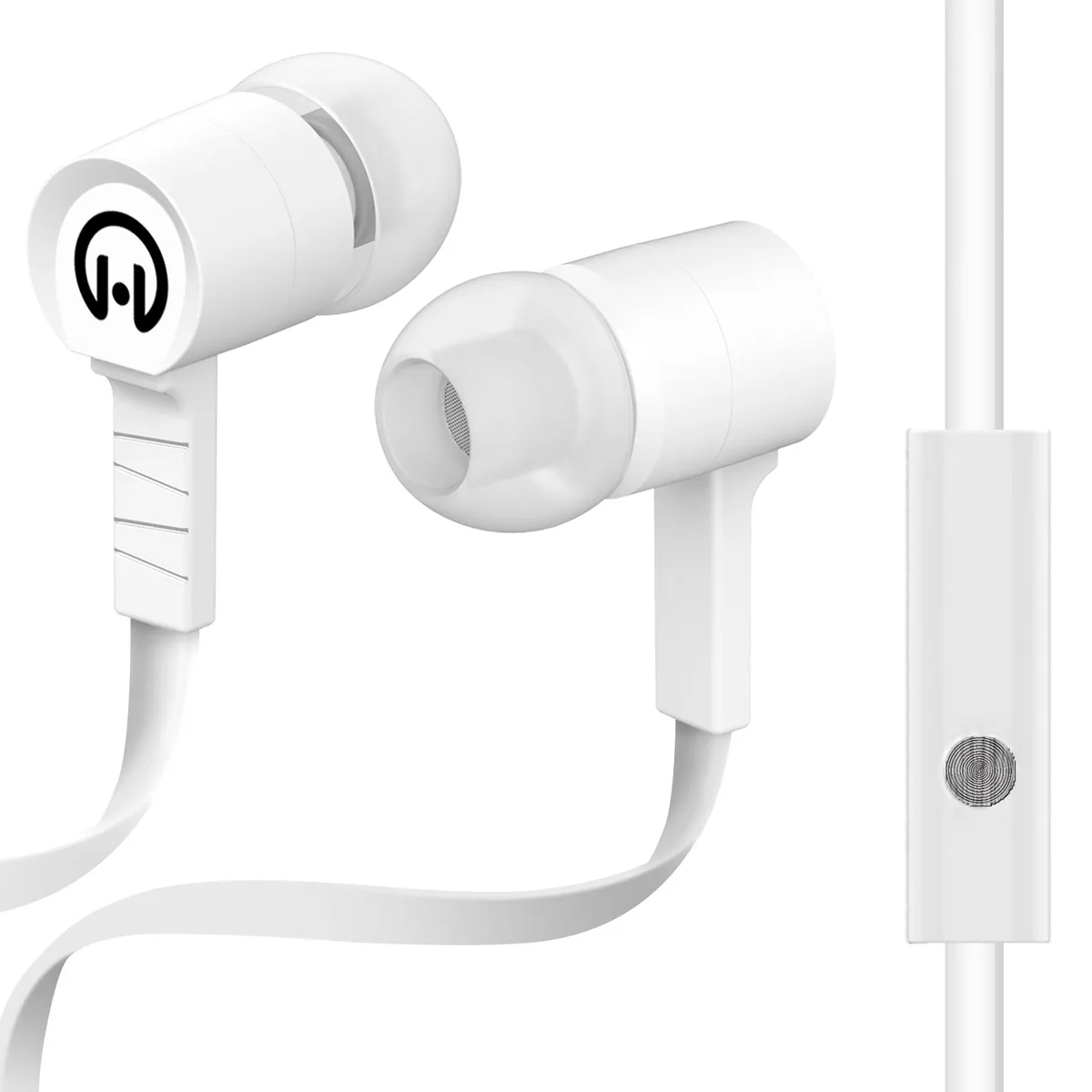 HyperGear HyperGear Low Ryder 3.5mm Earphones White — product photo