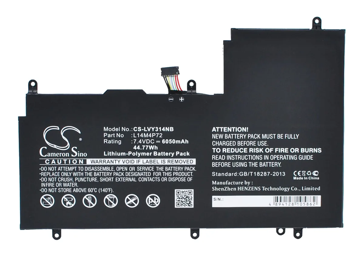 Cameron &amp; Co Cameron &amp; Co DS-CS-LVY314NB laptop battery 6.05 Ah 7.4 V 6050 mAh black — product photo