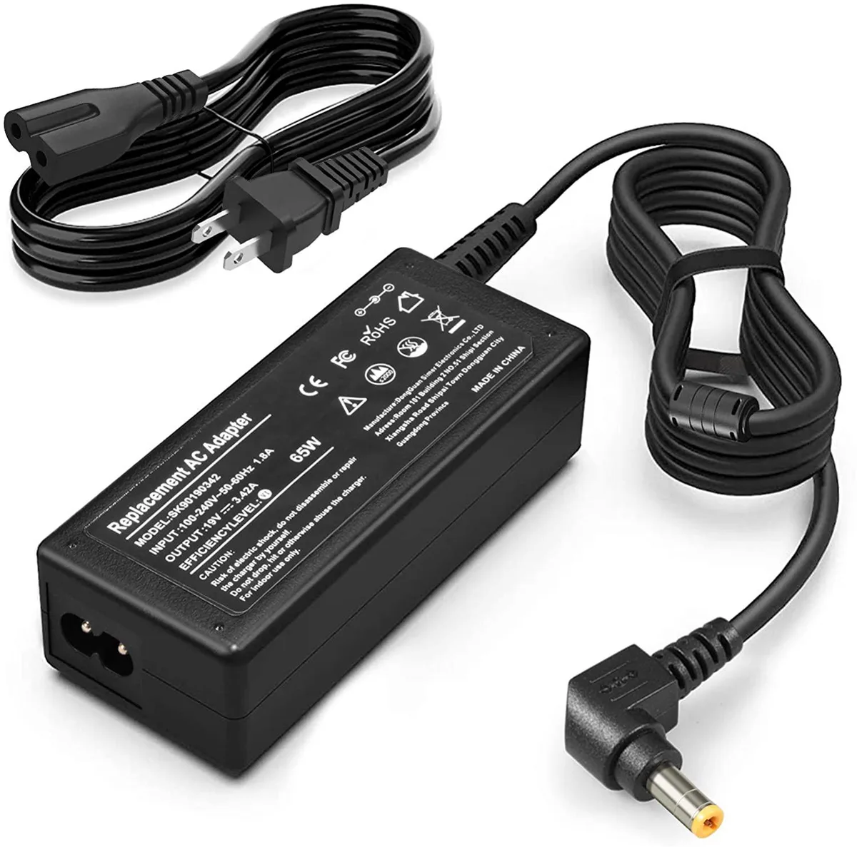 myVolts myVolts 65W AC Adapter 19V 3.42A 5.5mm×2.5mm — product photo