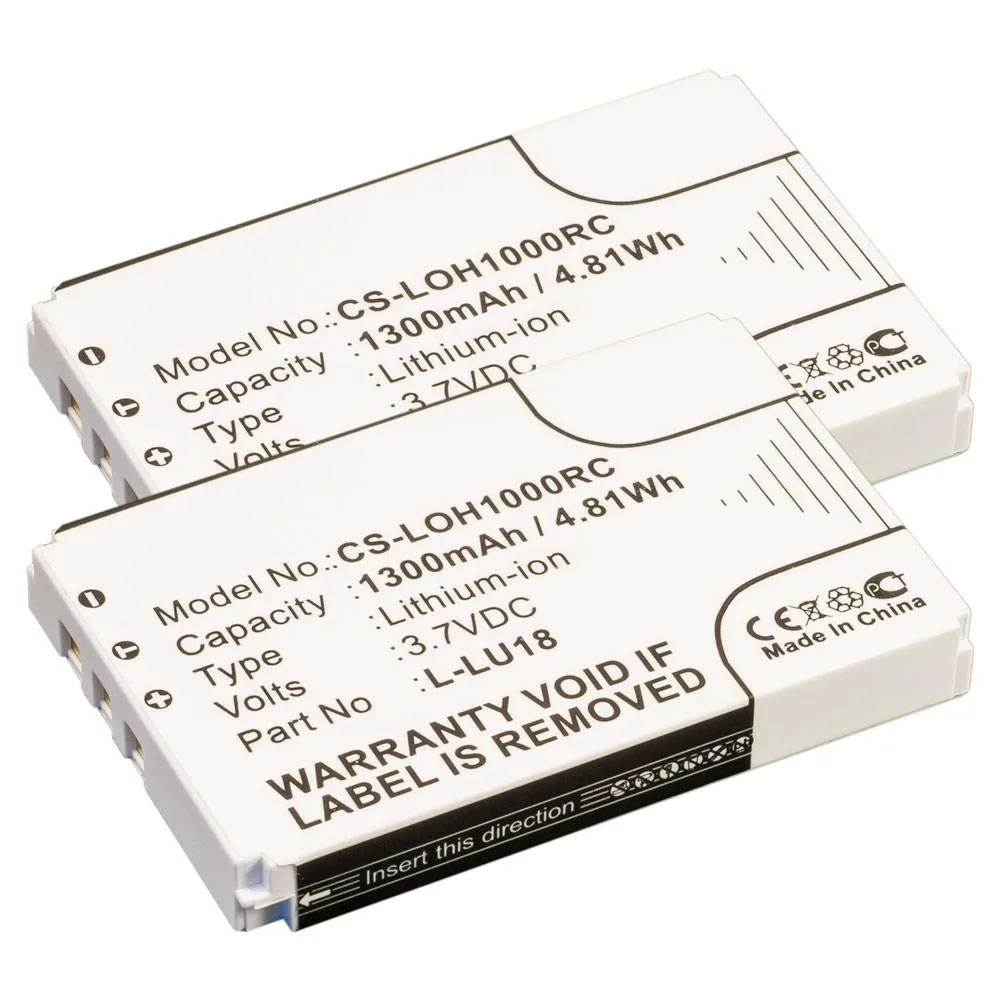 Centenex Electronics Centenex Electronics 2 Pack Battery for Logitech Harmony 1100 1100i 915 — product photo
