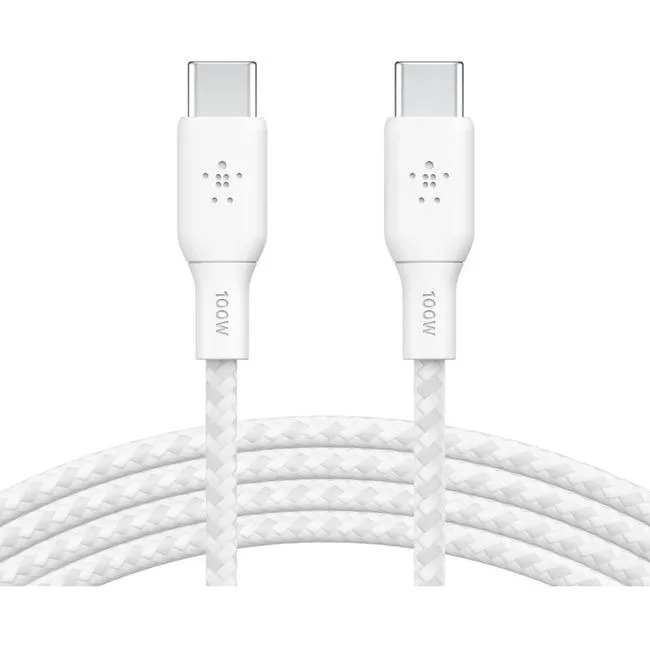 Belkin Belkin CAB014bt2MWH White BoostCharge USB-C to USB-C Cable 100W 2.0 — product photo