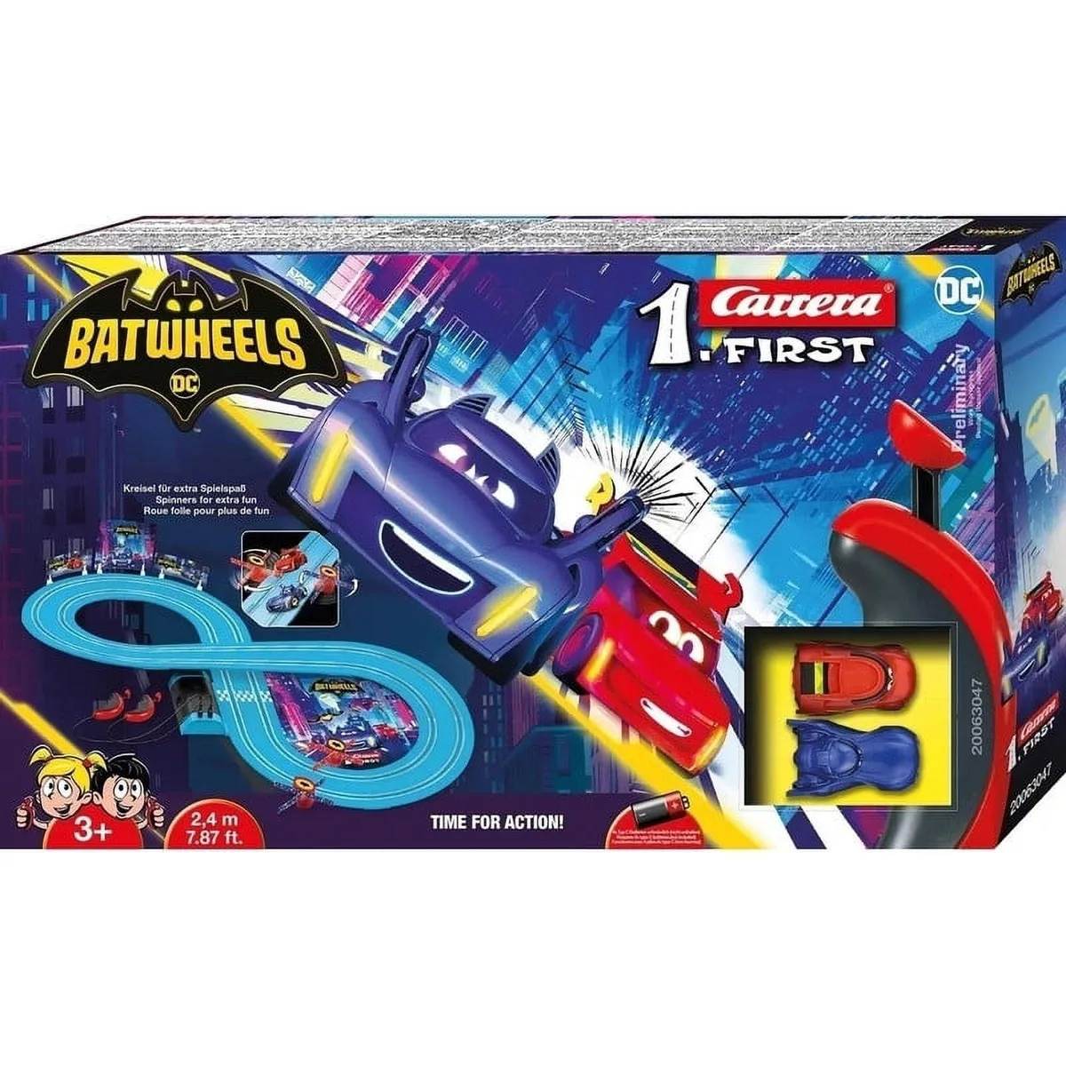 Carrera Carrera Batwheels Time For Action First Slot Car Racing Set 20063047 — product photo