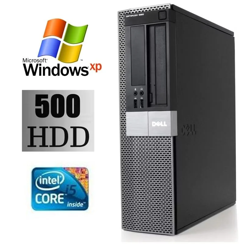 DELL DELL OptiPlex 980 DT desktop PC Intel Core i5-650 3.2 GHz 48 GB DDR3 500 GB HDD Windows XP — product photo