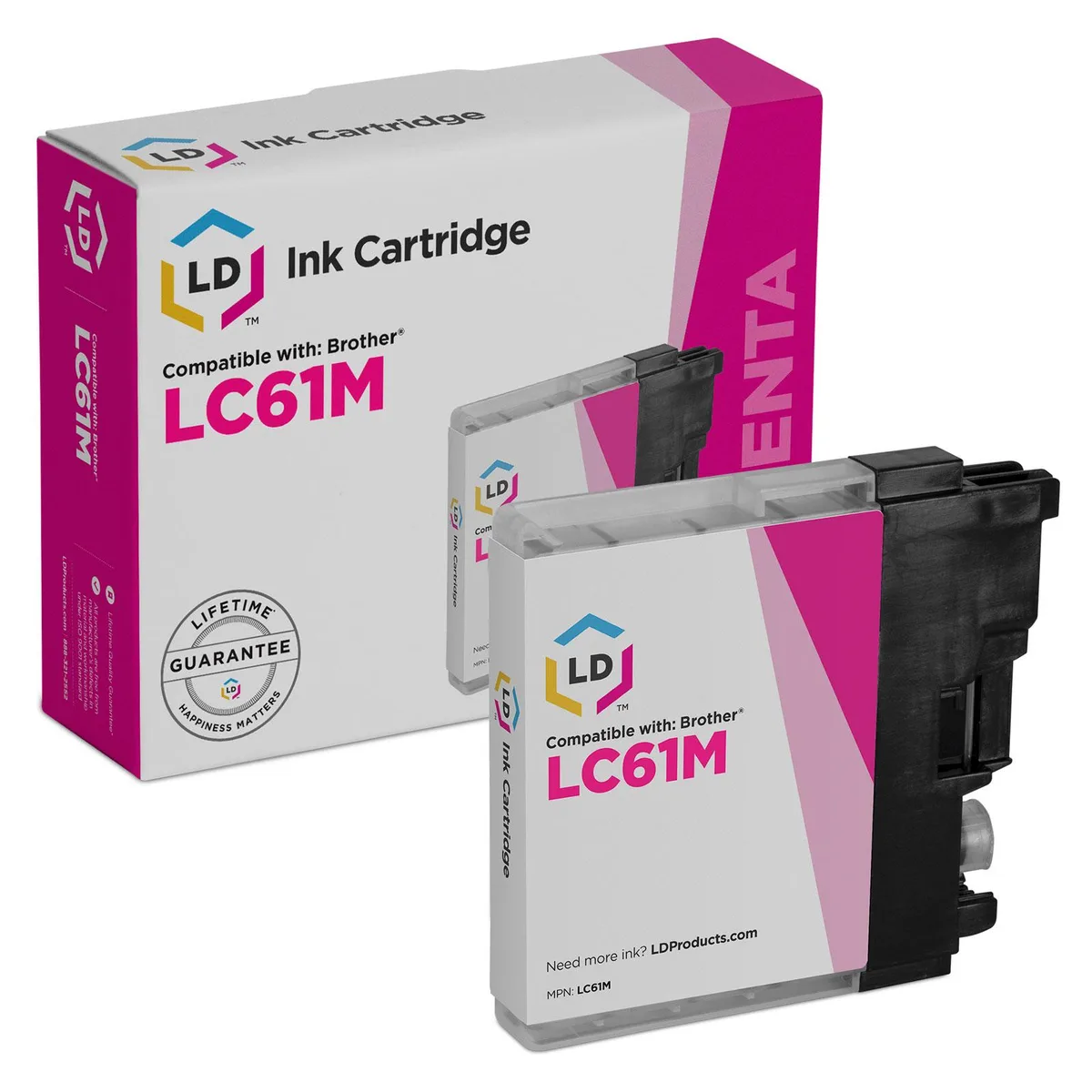 LD Products LD Products LC61M Magenta Ink Cartridge 325 Pages — product photo