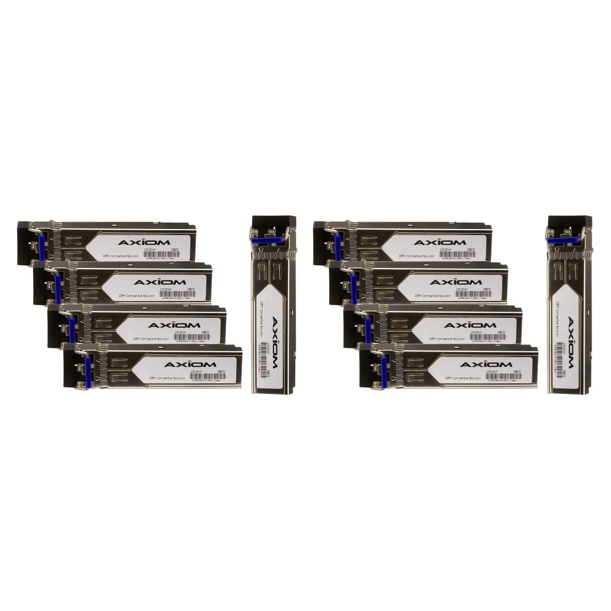 Axiom Axiom GLC-SX-MMD-10PK 1000BASE-SX SFP transceiver 10-pack 850nm 550m — product photo