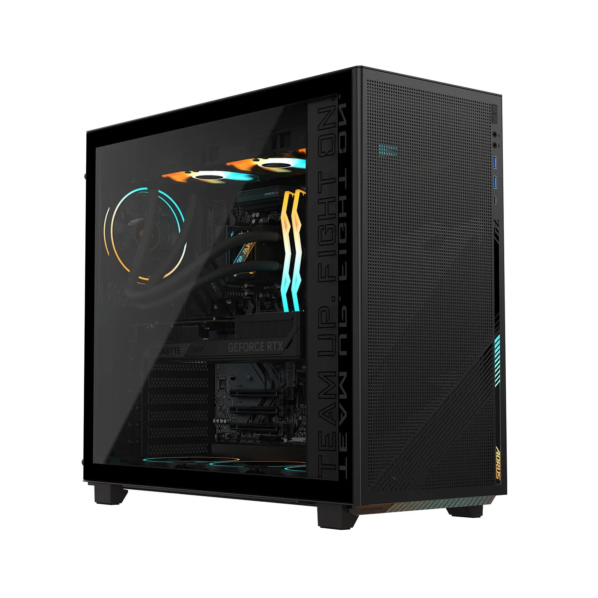 GIGABYTE GIGABYTE AP5A7N8-5002 gaming PC Ryzen 7 9700X 32GB DDR5 2TB RTX 5080 — product photo