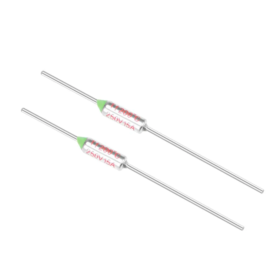 Unique-Bargains Unique-Bargains Thermal Fuse 250V 15A 200°C 4x13mm 2pcs — product photo