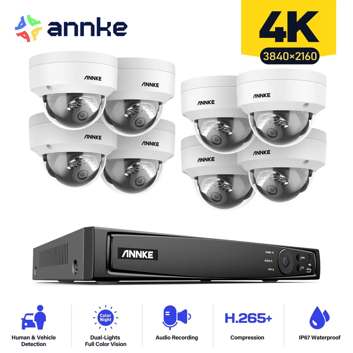 Annke Annke H800 4K 16CH PoE Surveillance Security System — product photo