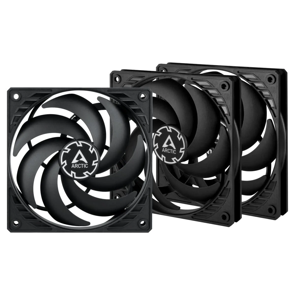 ARCTIC ARCTIC P12 Slim PWM PST 3-pack 120 mm 15 mm case fan — product photo