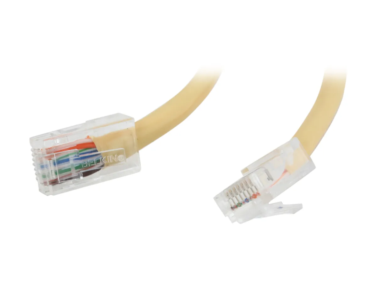 Belkin Belkin A3L791-10-YLW 10 ft Cat 5E network ethernet cable — product photo