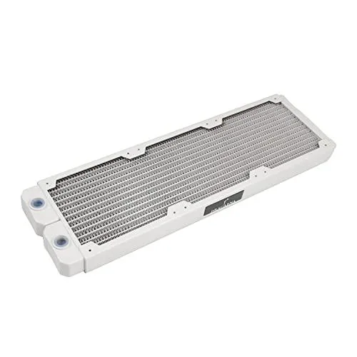 greenDracaena greenDracaena Osprey-Radiator-360-White 360mm 28mm thick 14 tube copper radiator White — product photo