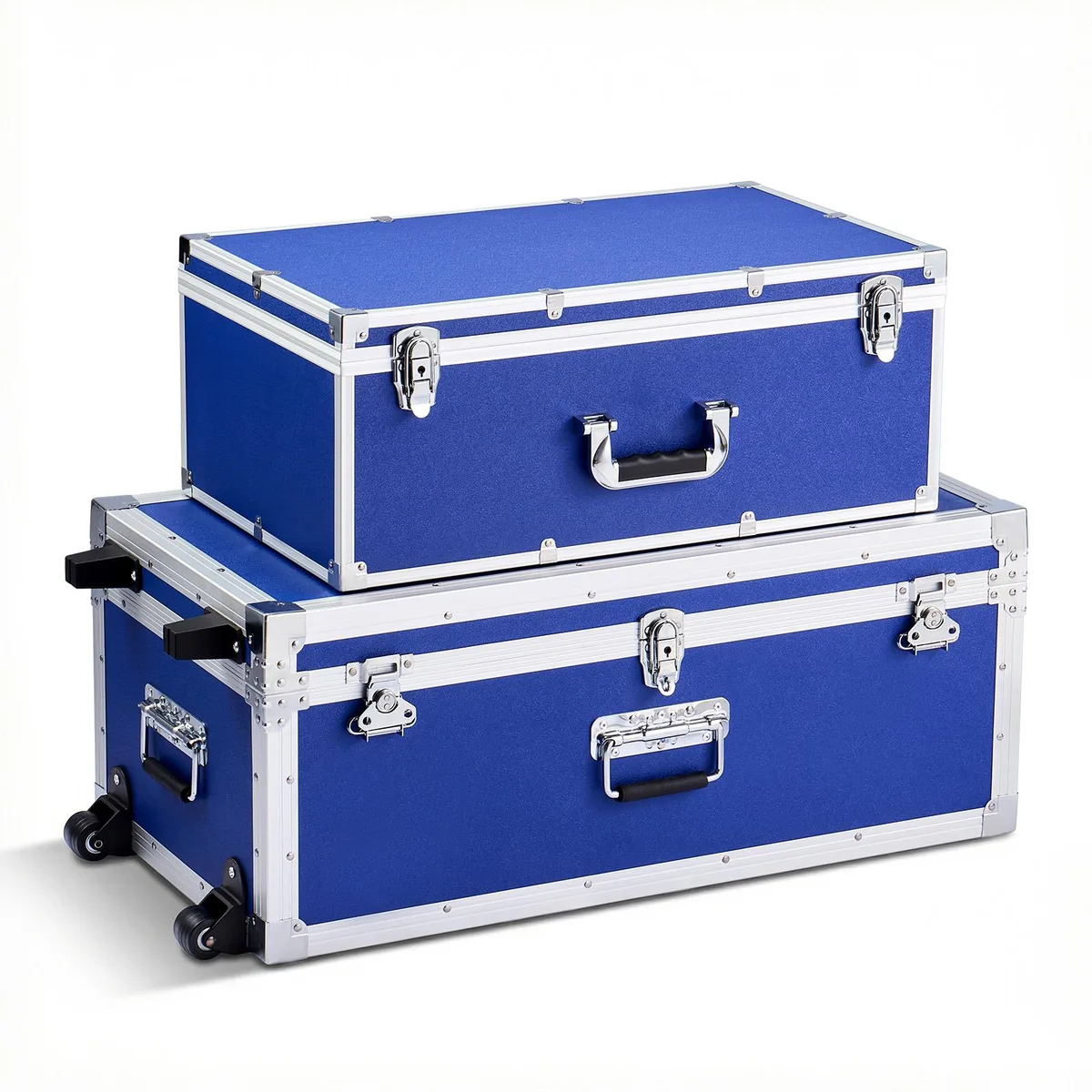 VEVOR VEVOR FG-1415-01 Metal Storage Trunk Set of 2 Blue — product photo