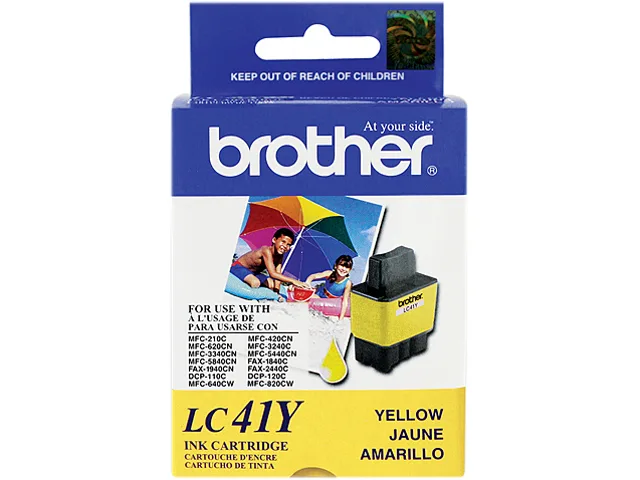 Brother Brother LC41Y Yellow Ink Cartridge (Genuine) 400 pages — product photo