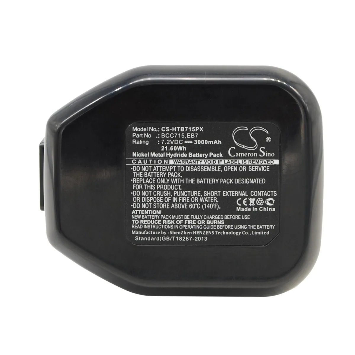 Cameron &amp; Co Cameron &amp; Co DS-CS-HTB715PX 7.2V 3.0Ah Ni-MH battery — product photo