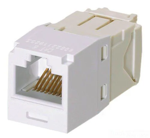 Panduit Panduit CJ688TGWH White 8-Wire TG-Style Jack Module — product photo
