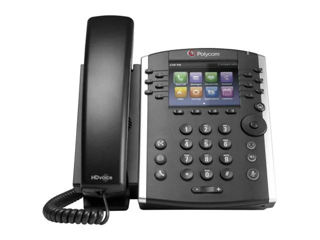 POLYCOM Polycom VVX 401 12-line Corded Phone 2200-48400-025 — product photo