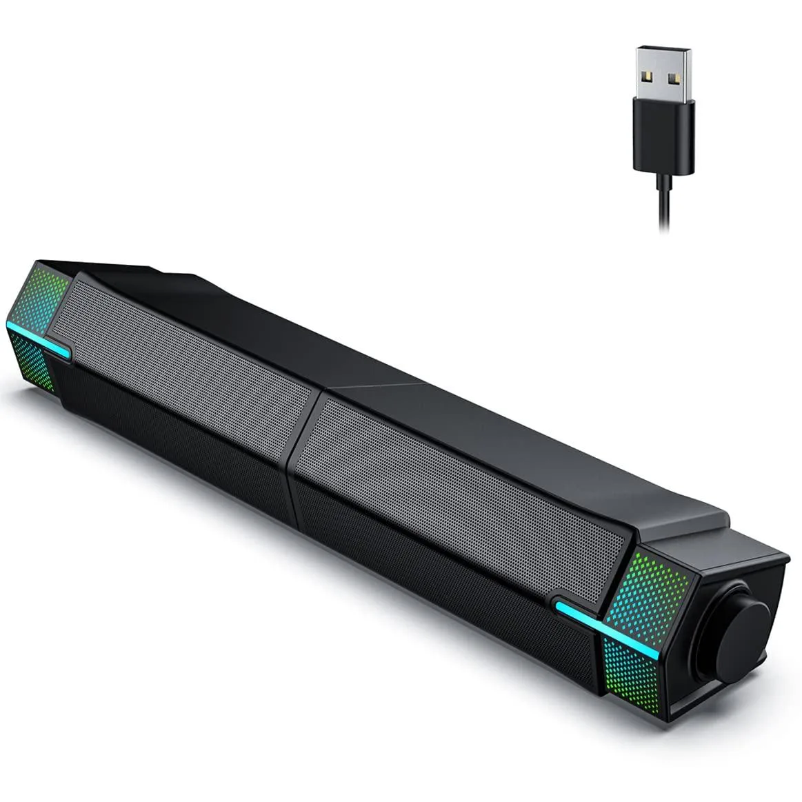  Jeecoo M20 2.0 USB Soundbar 10W Bluetooth RGB — product photo