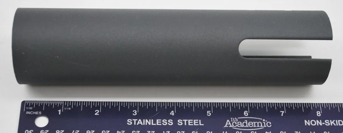 Black steel pipe adapter for DIRECTV Slimline dish, 14 gauge, 2 inch OD