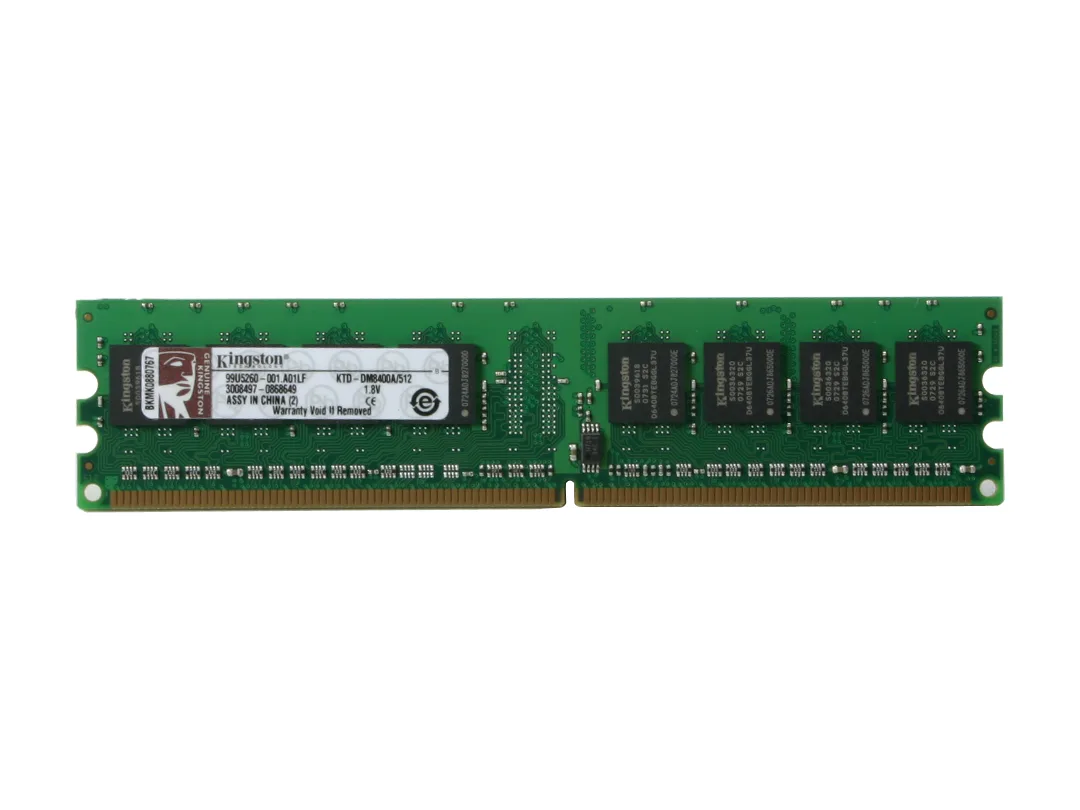 Kingston Technology Corp. Kingston Technology Corp. KTD-DM8400A/512 512MB DDR2 533 240-Pin memory upgrade — product photo