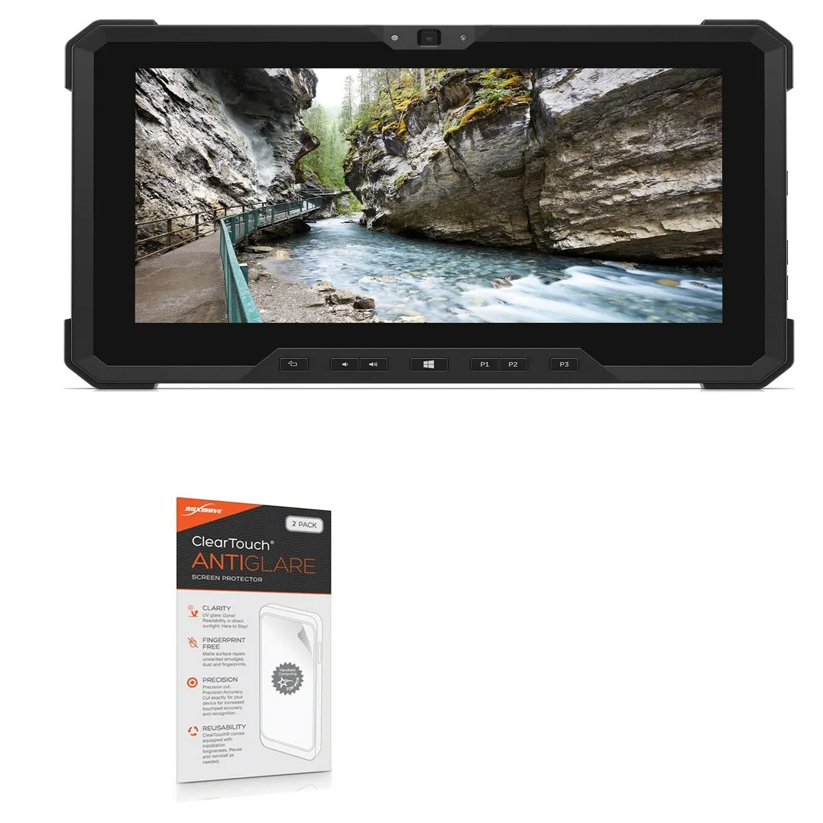 Boxwave BoxWave ClearTouch Anti-Glare Screen Protector for Dell Latitude 7212 (2-Pack) — product photo