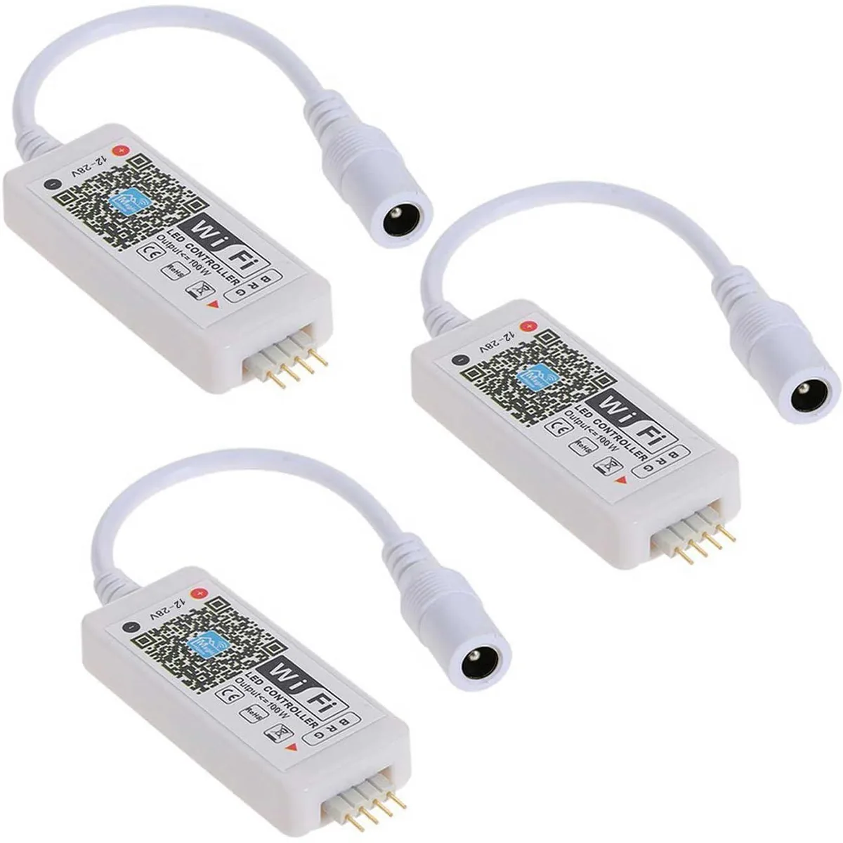 TP-LINK SEN-PIR 3-pack Wi-Fi RGB LED controllers, 100 W, 16 M colours — product photo
