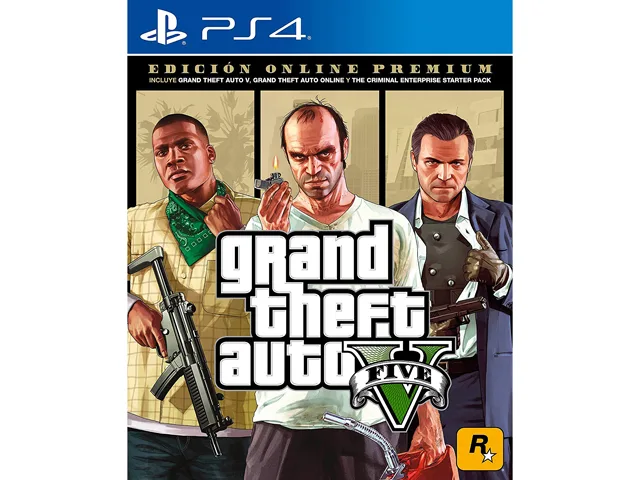 Rockstar Games Rockstar Games Grand Theft Auto V Premium Online Edition PS4 — product photo