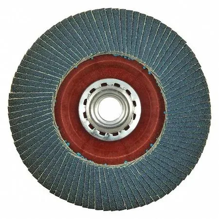 Zoro Select Type 27 flap disc 4-1/2 inch 120 grit plastic backing