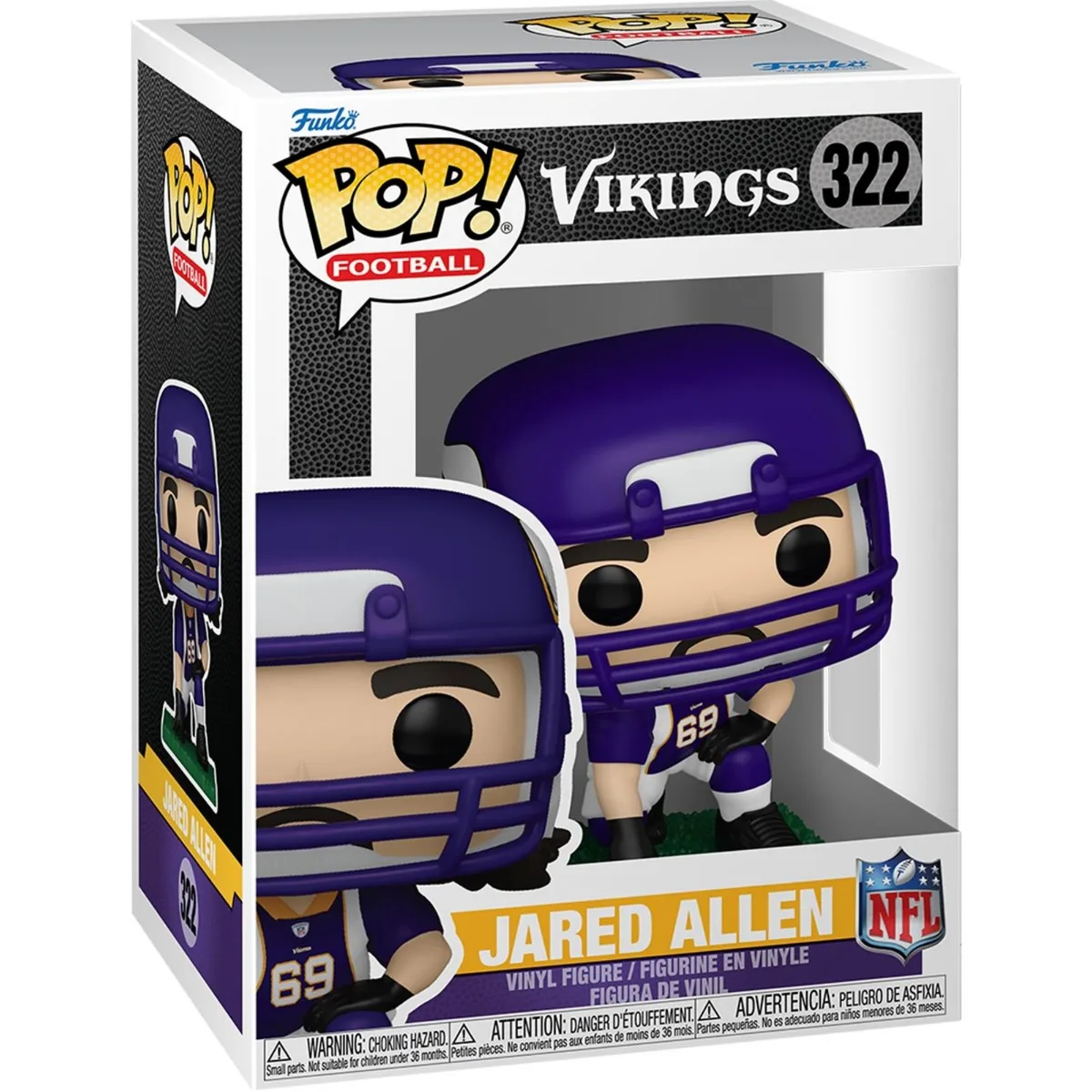 Funko Funko Pop! NFL Legends Jared Allen Vikings collectible 89352 — product photo