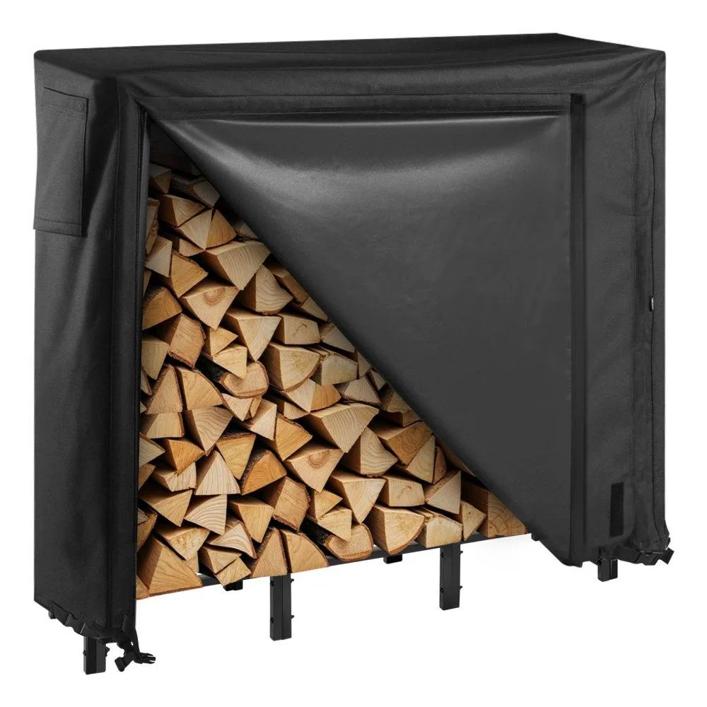 VEVOR VEVOR Firewood Rack 4 ft 1/4 Cord 400 lb Full Cover — product photo