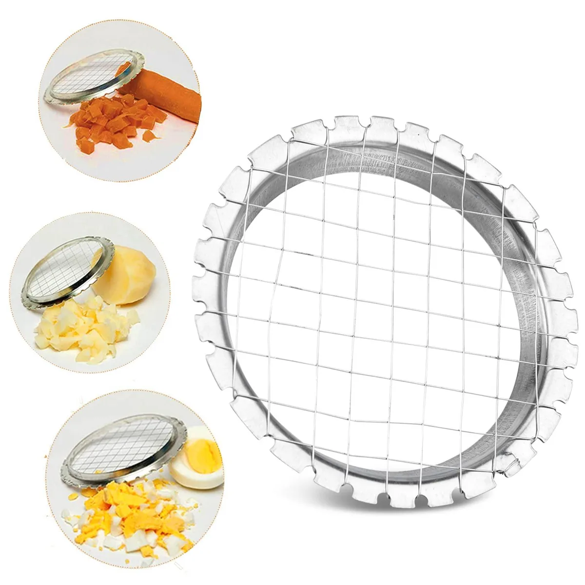  Denpetec 16160385807950 Manual Food Processor Stainless Steel — product photo