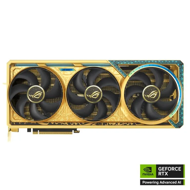 ASUS ASUS ROG Astral GeForce RTX 5080 16GB GDDR7 DHAHAB-CORE OC Edition graphics card — product photo