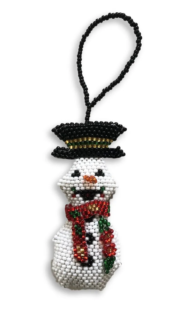 Evening Crystals GUAT09 Large Snowman beading .032 kg — product photo
