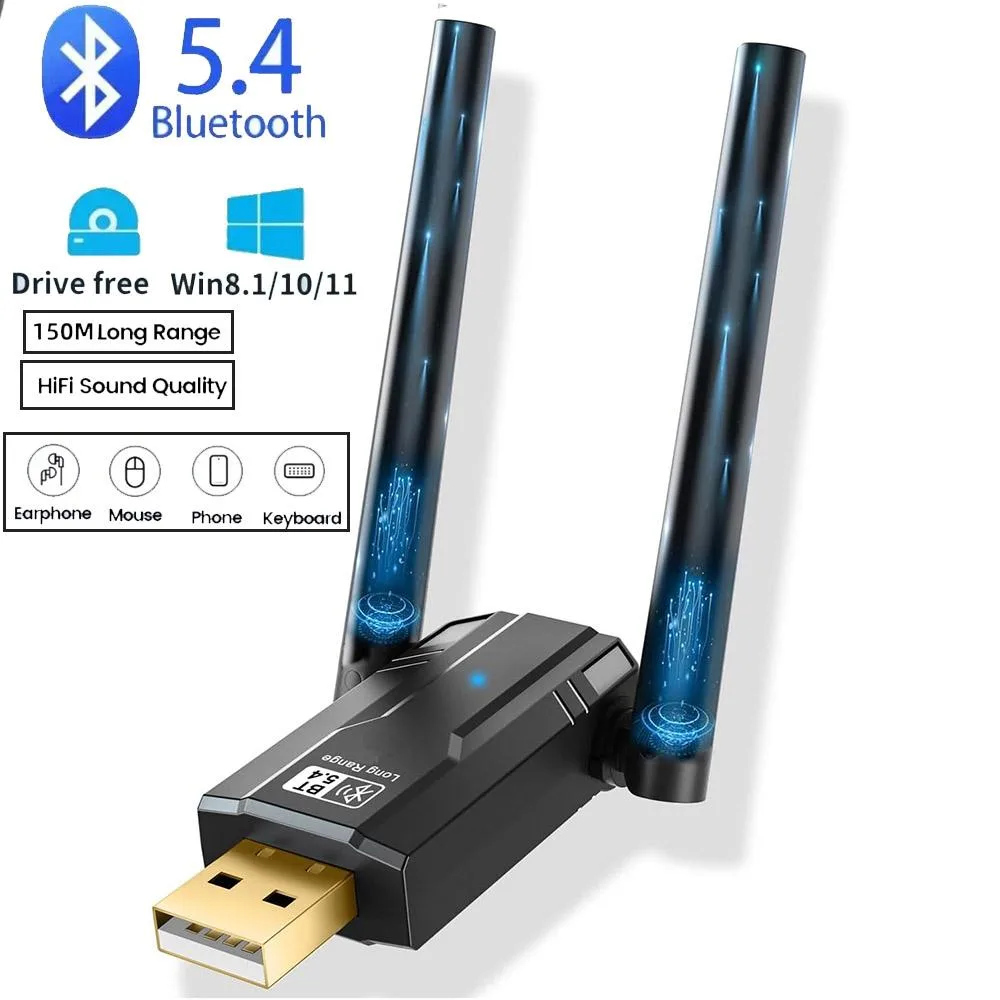 SMA SMA Z02#Q2619_B Bluetooth 5.4 USB Adapter 150m Dual Antenna — product photo