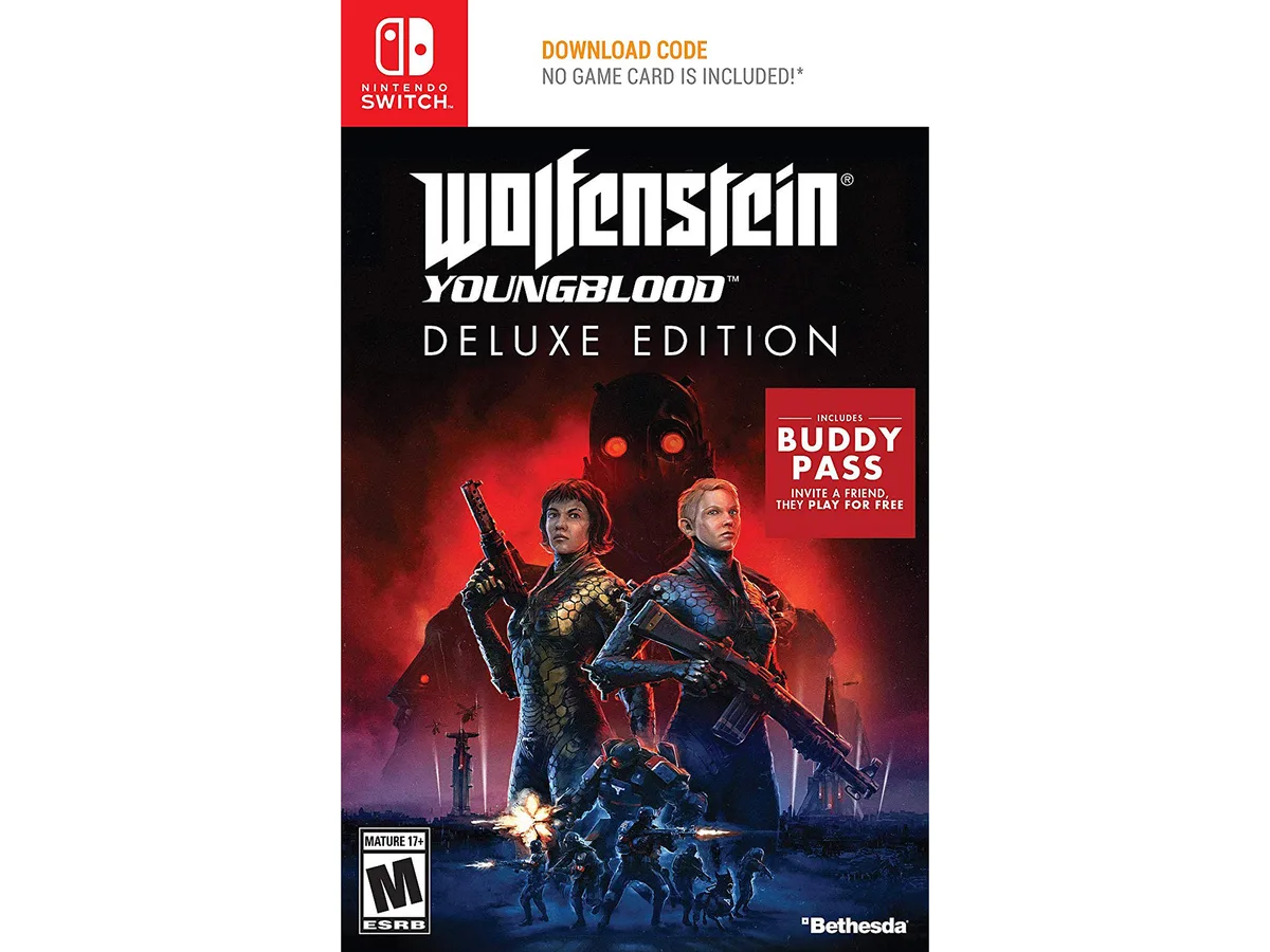 Bethesda Softworks Bethesda Softworks Wolfenstein: Youngblood Deluxe nintendo switch video game — product photo