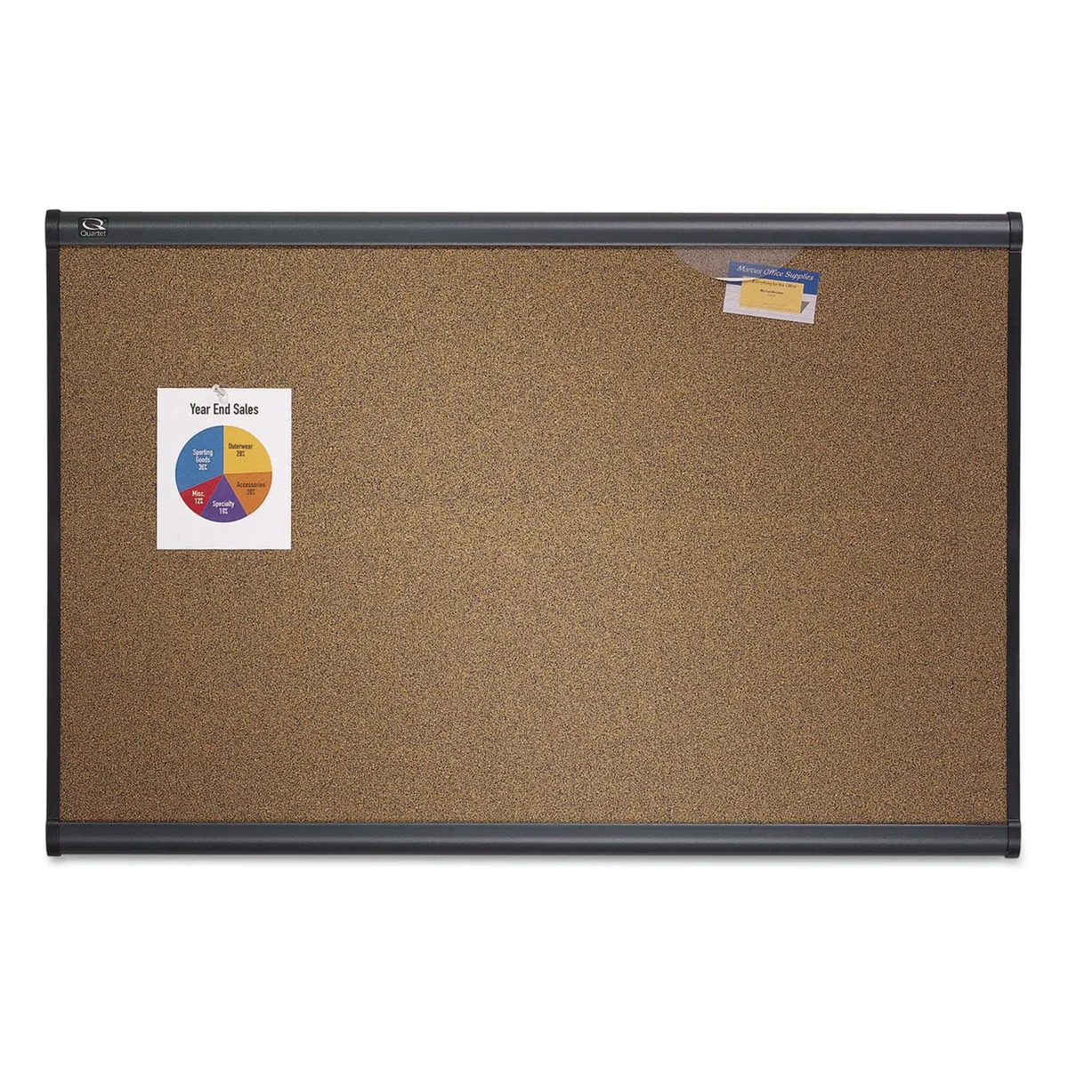 Quartet Quartet B244G Bulletin Board 48 x 36 Brown — product photo