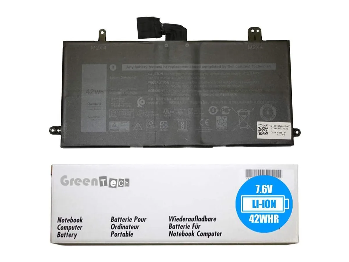 NShi NShi J0PGR 7.6V 42Whr 4-cell laptop battery for Dell Latitude 5285 5290 — product photo