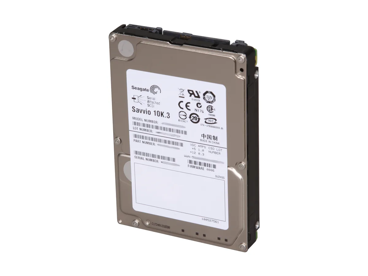 Seagate Seagate Savvio 10K.3 ST9300603SS 300GB 10000 RPM 16MB SAS 6Gb/s 2.5" laptop hard drive — product photo