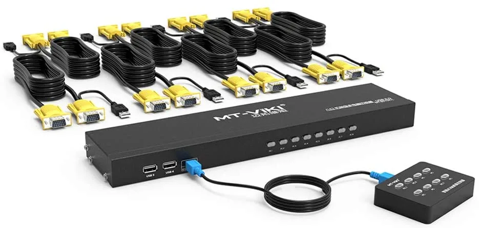 Hitoor Hitoor 801UK-L 8-port USB VGA KVM switch 1920*1440 — product photo